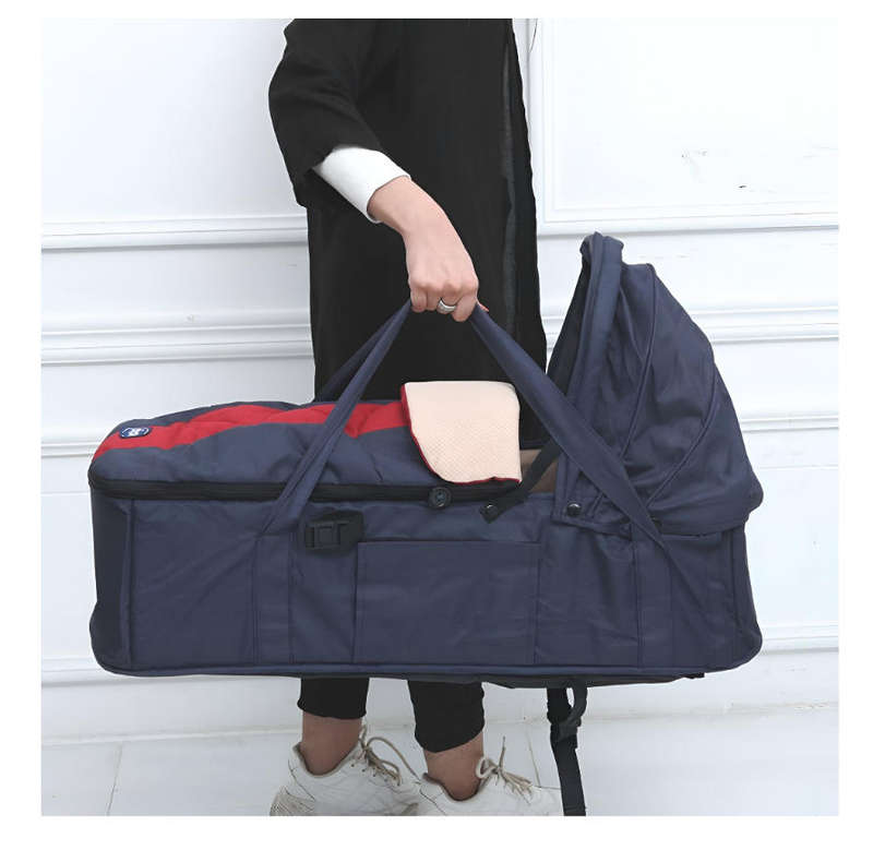HHURRIAJSoft Baby Carrycot - Lightweight, Portable & Padded Infant Bed