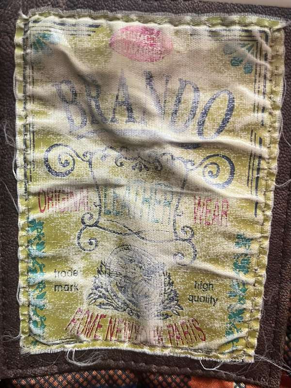 Vintage Brando Leather Jacket  Original Leather Wear
