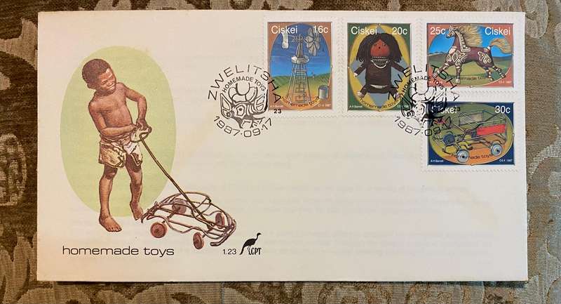 FDC 1987  - Zwelitsha Homemade Toys