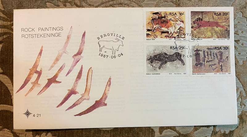 FDC - 1987 - Bergville Rock Paintings