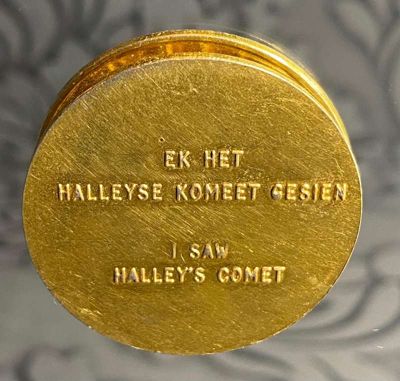 Halleys Comet Token  1986 Edition