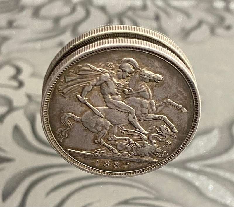 1887 Silver Crown  Great Britain
