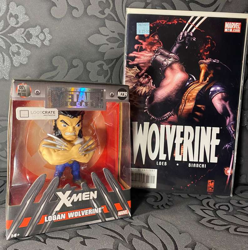 Metals Die-Cast Loot Crate Exclusive + Marvel Comic Book