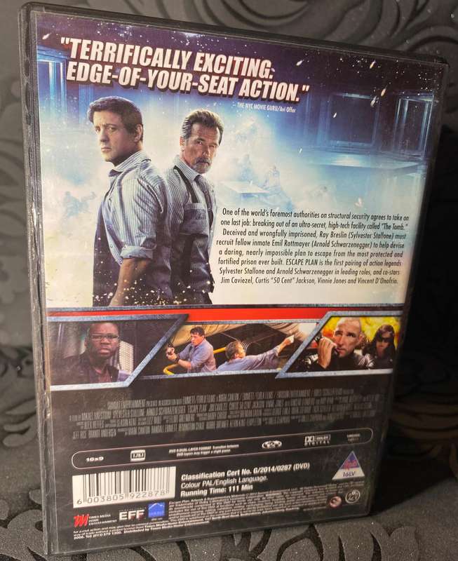 Escape Plan (2013)  DVD | The Most Secure Prison Ever Built | Action Thriller