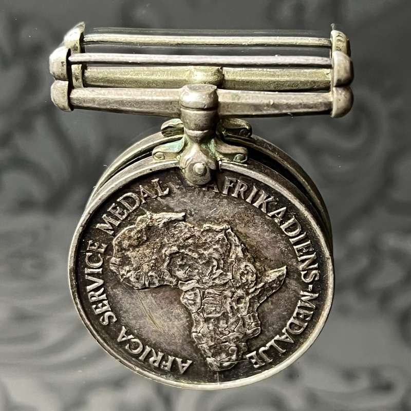 WWII South Africa Medal Pair (836954 D. Naude)