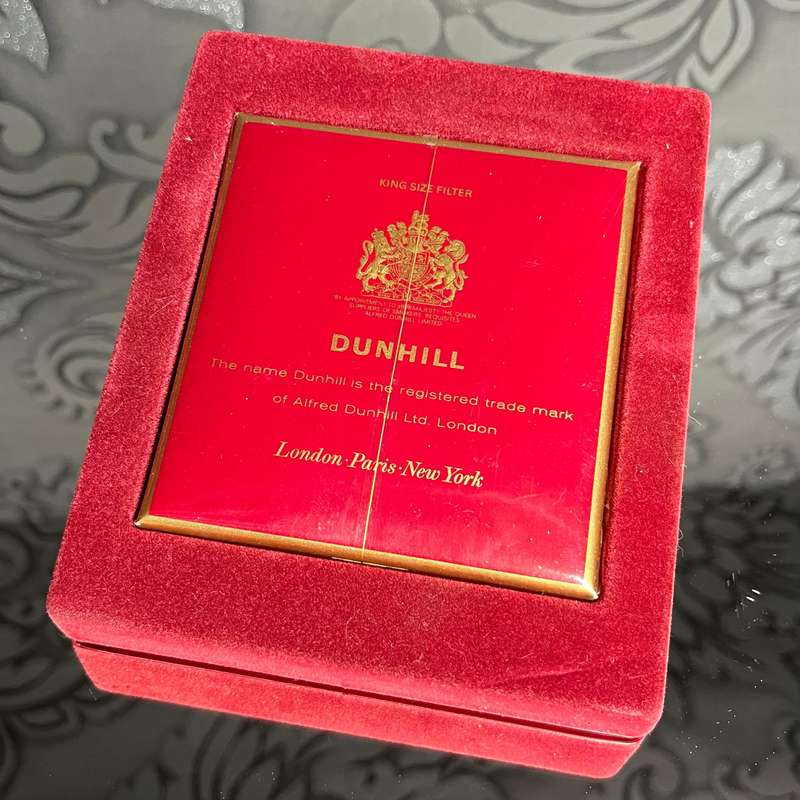 Vintage Dunhill Cigarettes Gift Set  Sealed 20s with 1971 Letter & Business Card
