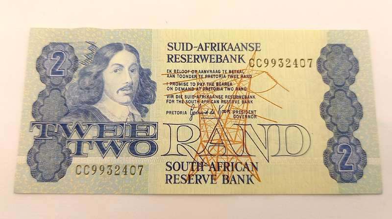 1984 -2 Rand -Signature GPC de Kock -Excellent Condition