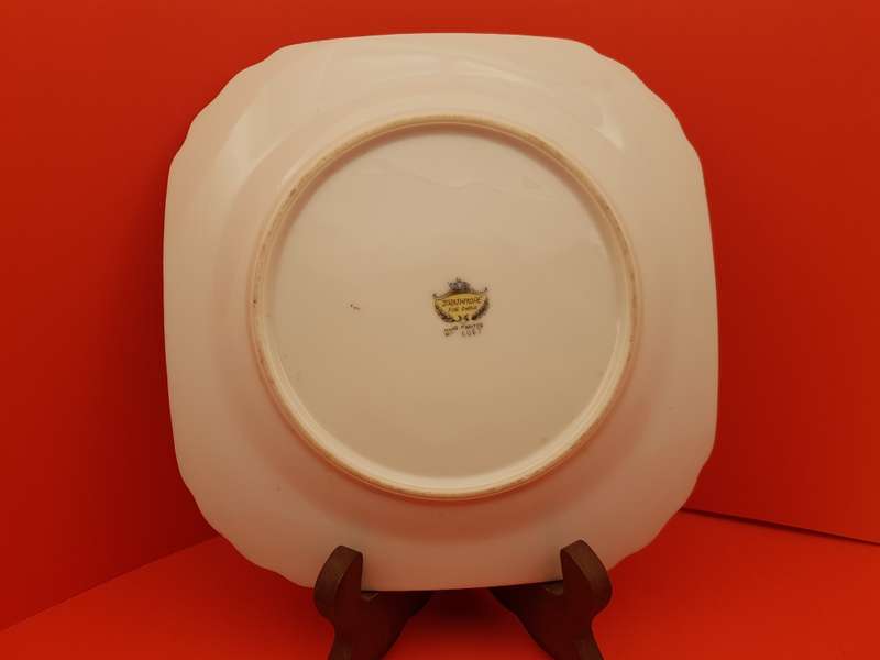 Vintage STRATHMORE Fine China Hand Painted Plate No 6063 - England (4 Available)
