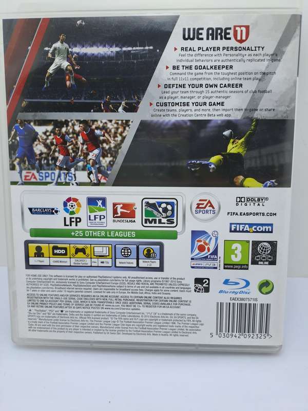 Pre-Owned `FIFA 11` for Playstation 3 ( PS3)
