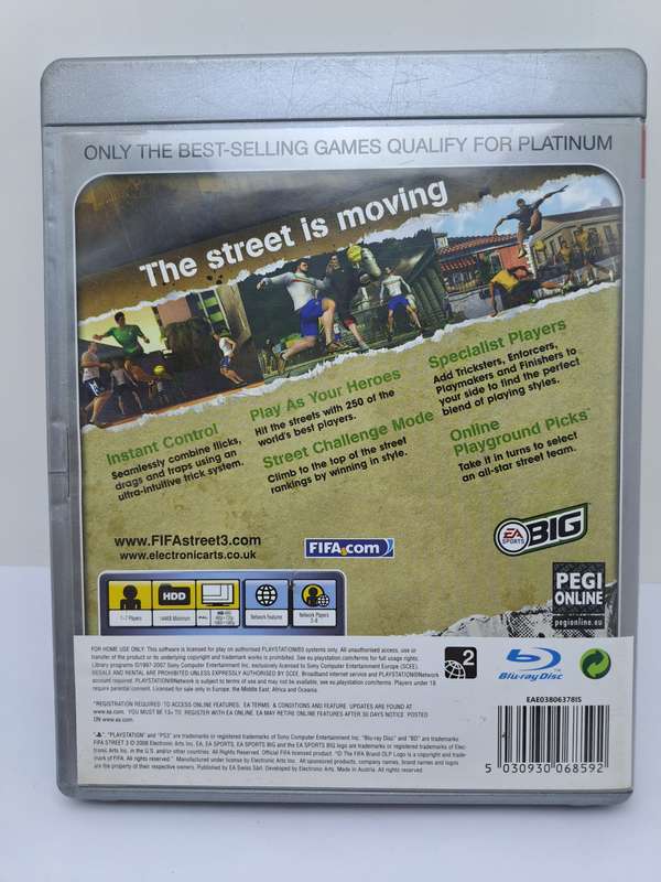 Pre-Owned `FIFA Street 3` for Playstation 3 ( PS3) Platinum