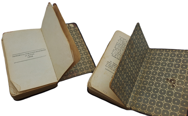1904 Two Dutch Evangelische Psalm and Gezangen books- Boerwar-see History.