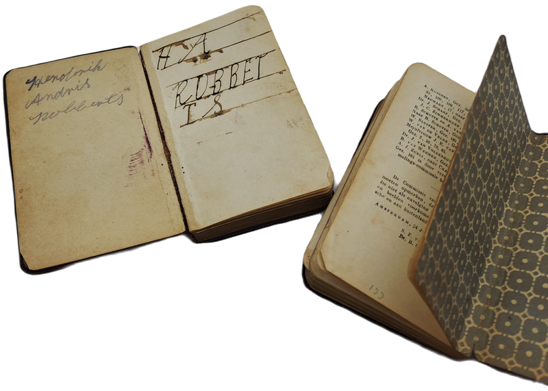 1904 Two Dutch Evangelische Psalm and Gezangen books- Boerwar-see History.