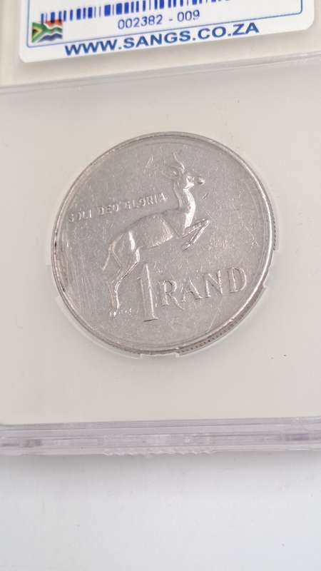 1982 South Africa 1 Rand J.Voster-SANGS Graded VF20