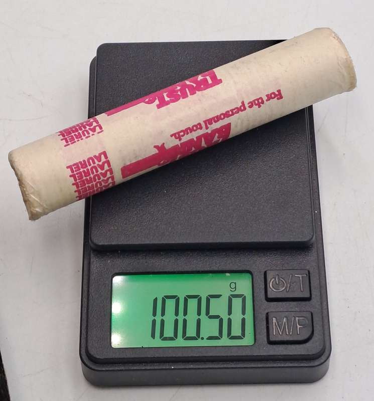 1990 South Africa Trustbank full Coin Roll of uncirculated 1 cents (estimated 66 Coins) 100grams