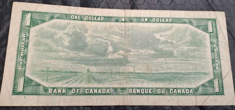 1954  Canada  1 Dollar - Elizabeth II without devil's face