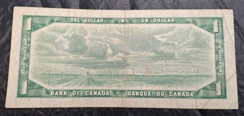 1954  Canada  1 Dollar - Elizabeth II without devil's face