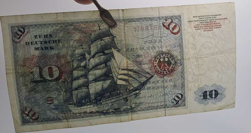 1970  Germany 10 Deutsche Mark Bank Note