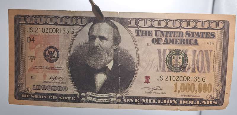 Collectable Vintage USA $1,000,000 One Million Dollars novelty note not real money