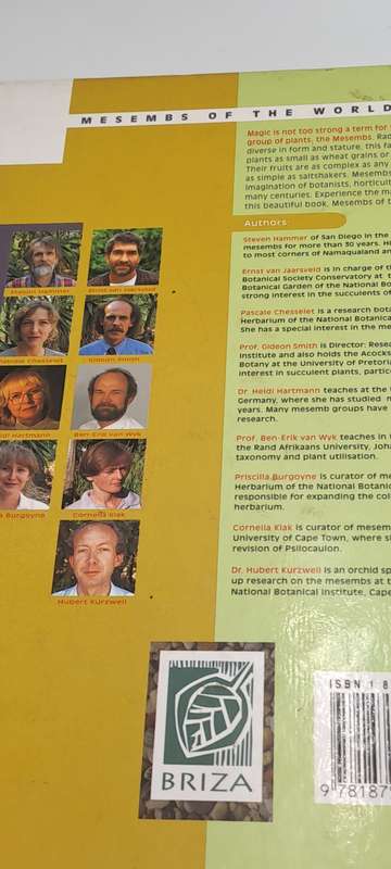 Pre-Owned : Mesembs of the World Illustrated Guide to a Remarkable Succulent Group-1st edition 1998