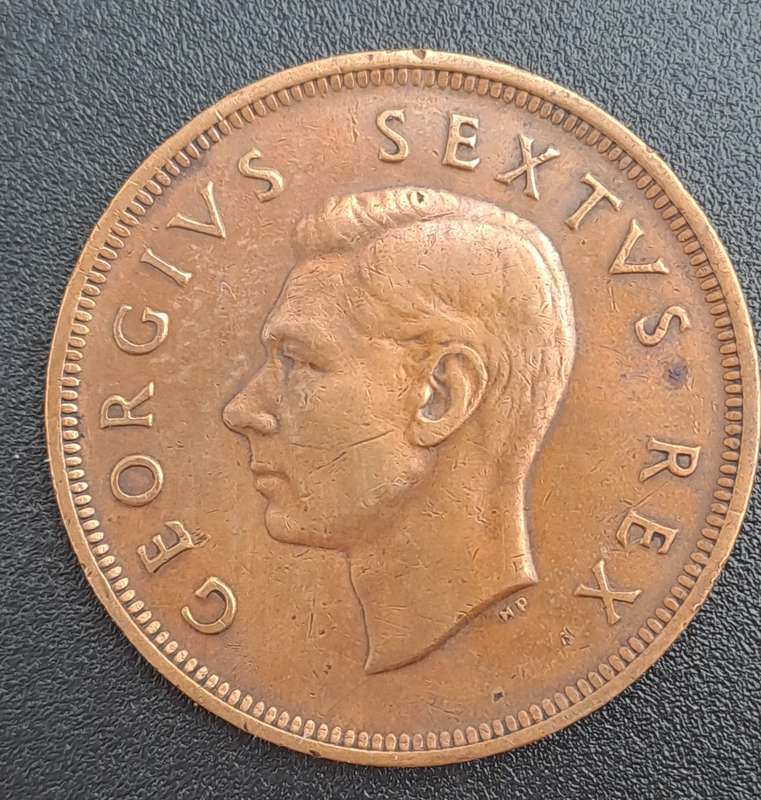 1952 South Africa  1 Penny - George VI SUID AFRIKA - SOUTH AFRICA