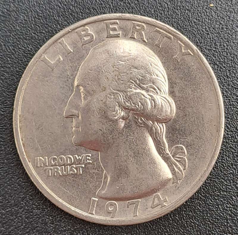 1974 United States ¼ Dollar "Washington Quarter"