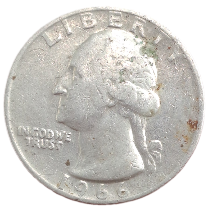 1966 United States  ¼ Dollar "Washington Quarter"