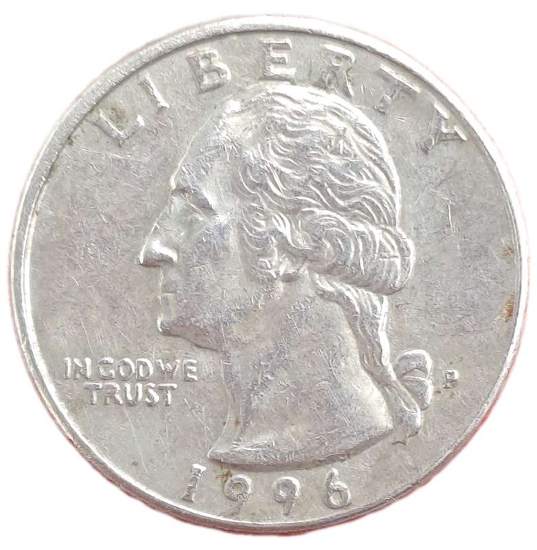 1996 United States  ¼ Dollar "Washington Quarter"