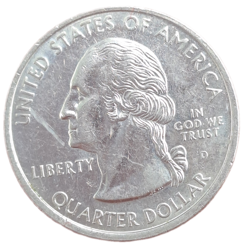 1999 United States ¼ Dollar "Washington Quarter" Pennsylvania