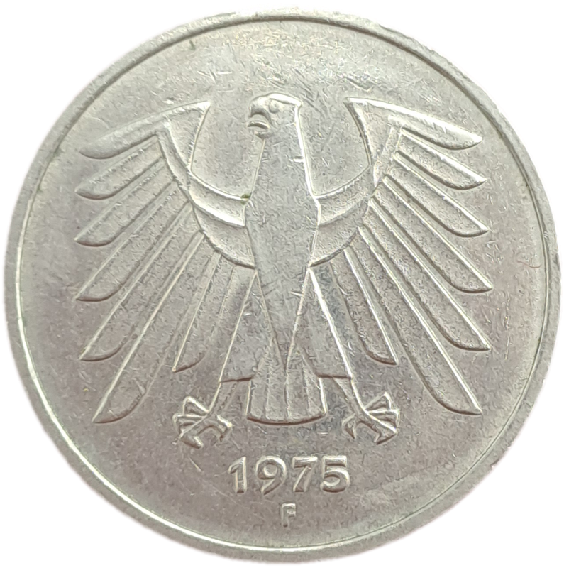 1975 (F) Federal Republic of Germany 5 Mark