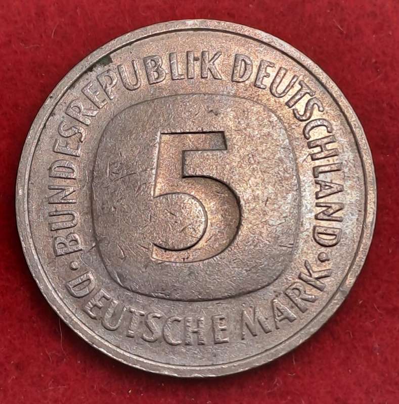 1975 (F) Federal Republic of Germany 5 Mark