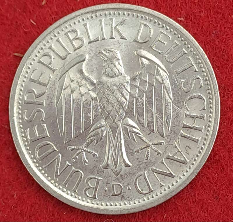 1979 Federal Republic of Germany 1 Mark (D)