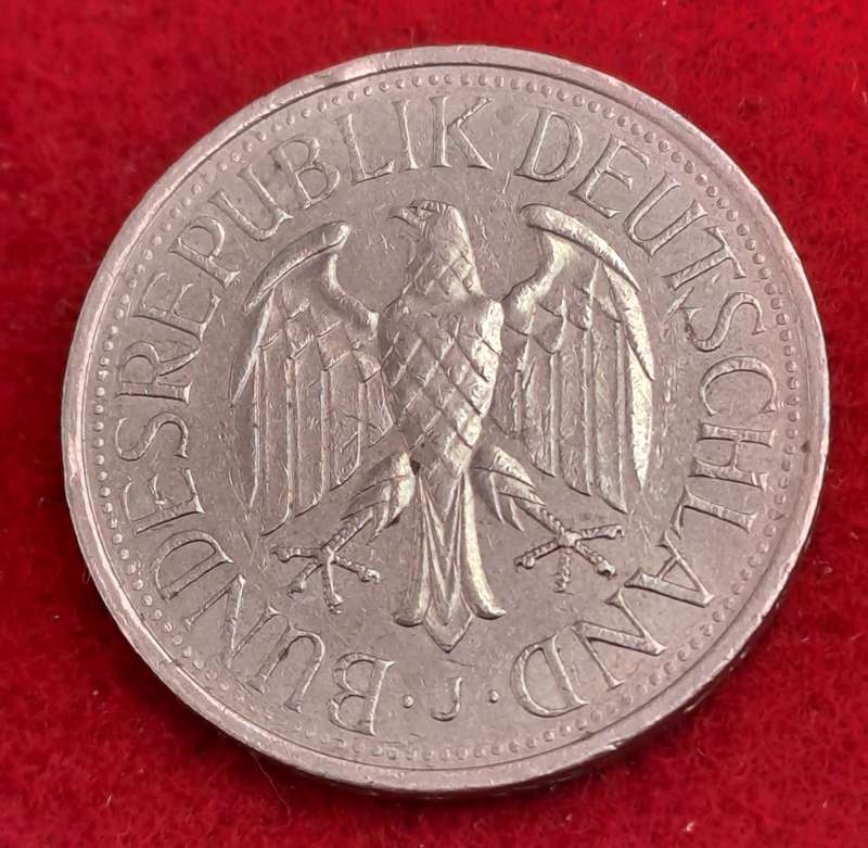 1980 Federal Republic of Germany 1 Mark (J)