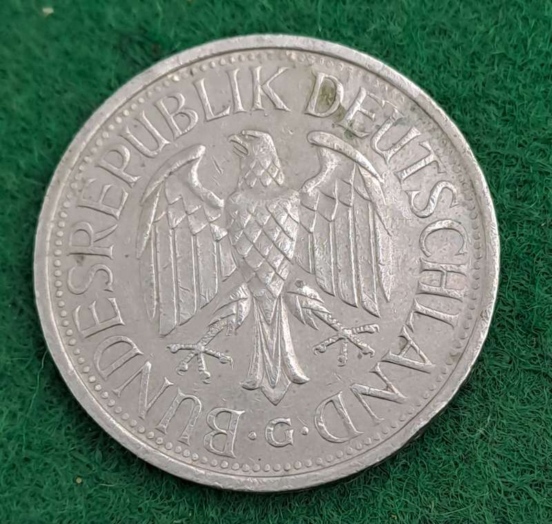 1979(G) Federal Republic of Germany 1 Mark coin