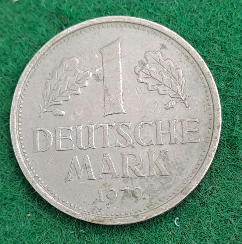 1979(G) Federal Republic of Germany 1 Mark coin