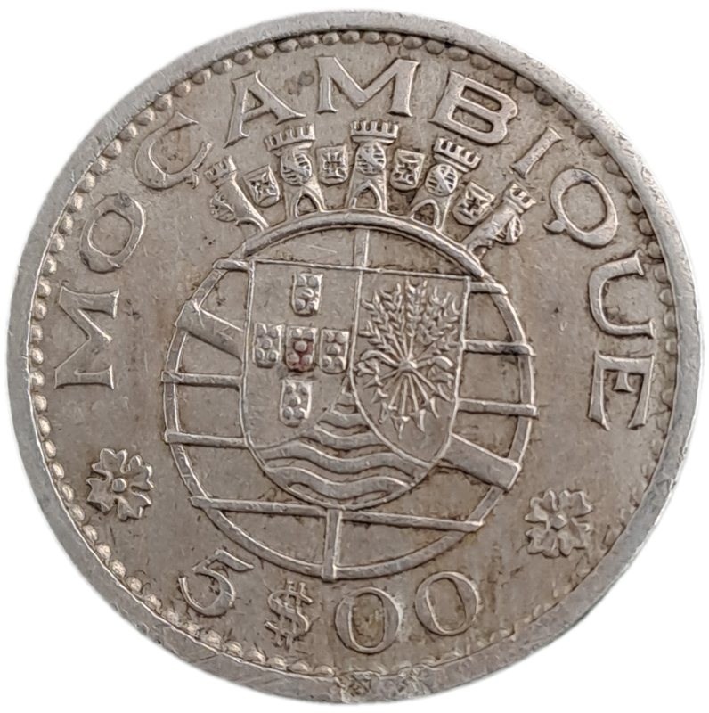 1971 Mozambique 5 Escudos