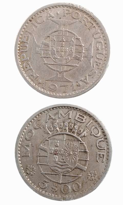 1971 Mozambique 5 Escudos