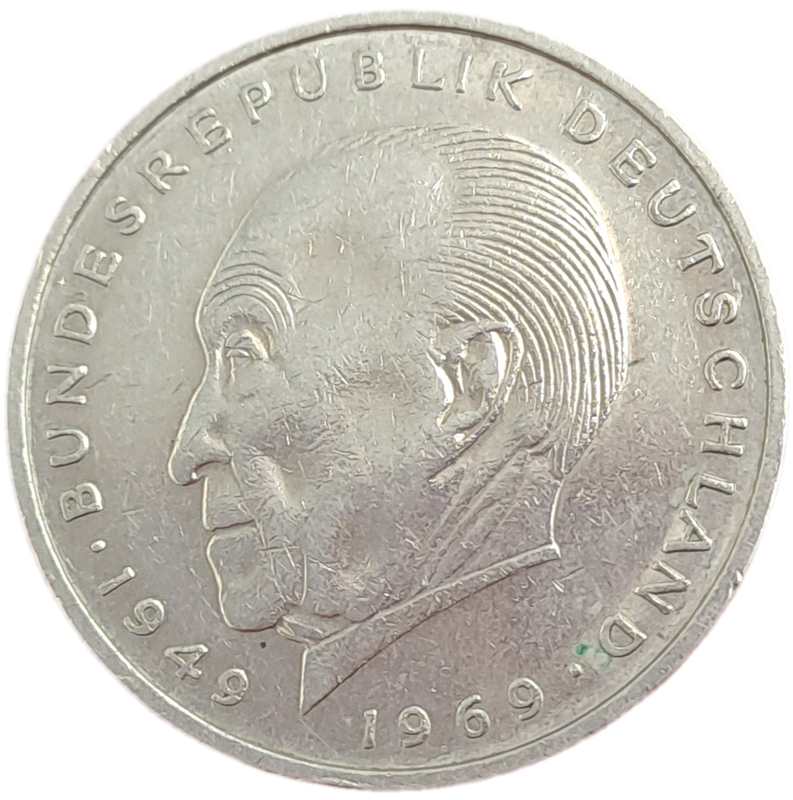 1974 Federal Republic of Germany 2 Mark (D)