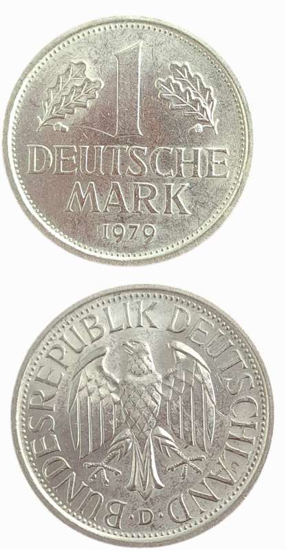 1979 Federal Republic of Germany 1 Mark (D)