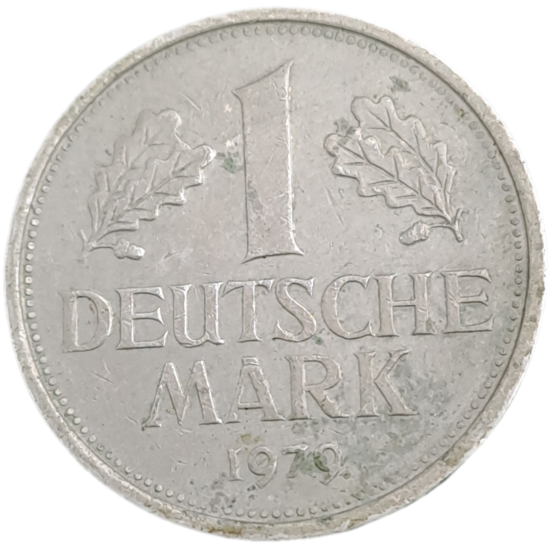 1979(G) Federal Republic of Germany 1 Mark coin