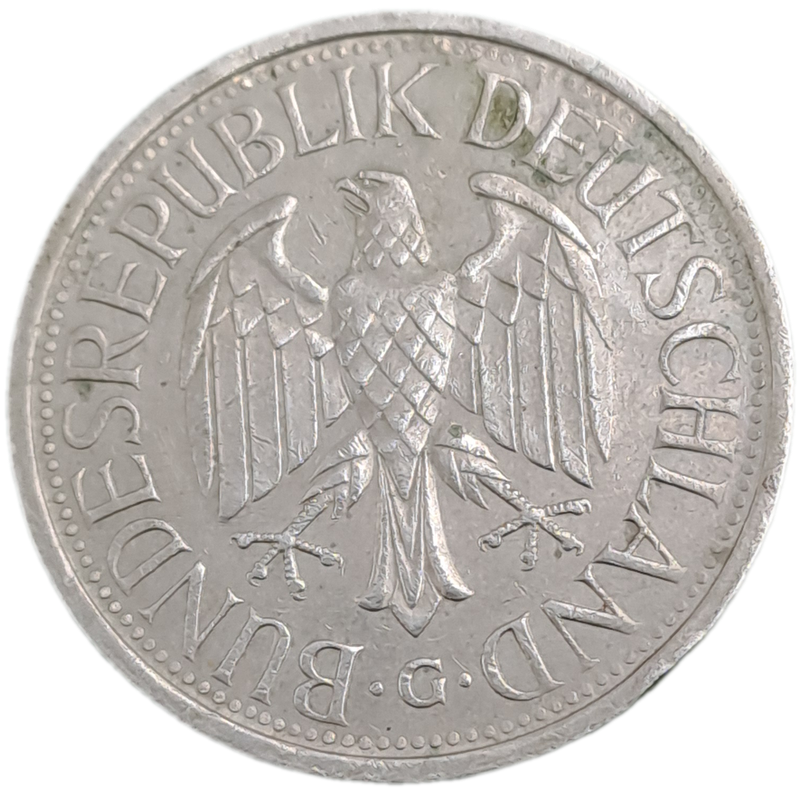 1979(G) Federal Republic of Germany 1 Mark coin