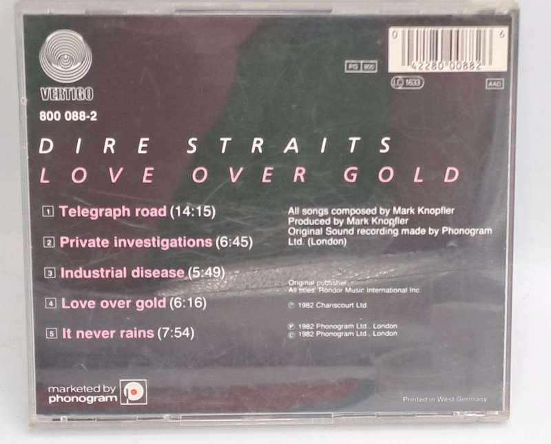 Pre-Owned CD - Dire Straights "Love over Gold"