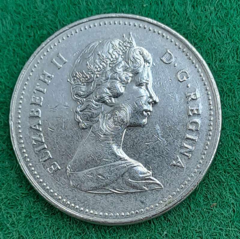 1980 5 Cents - Elizabeth II 2nd portrait modified