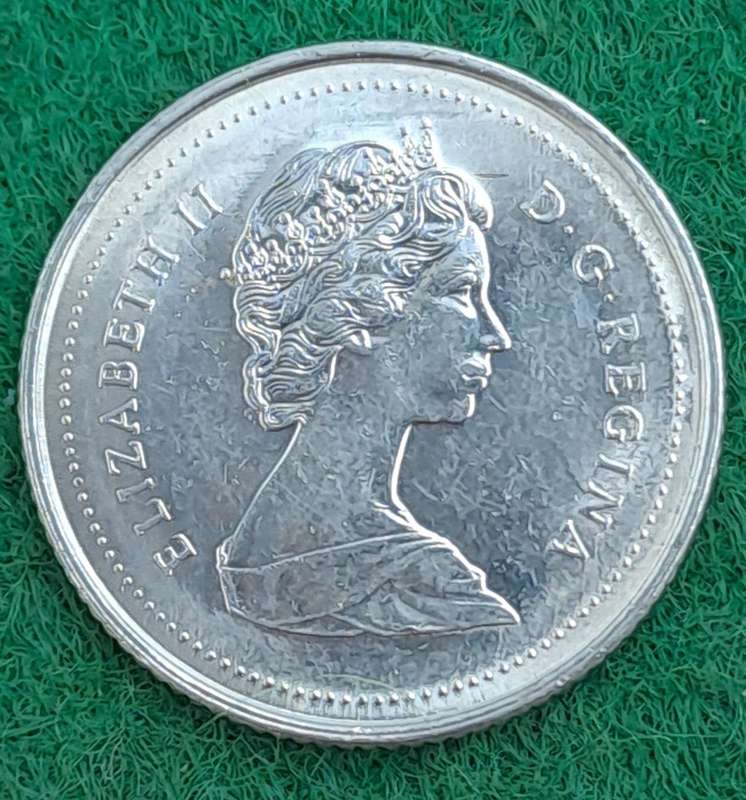 1986 10 Cents - Elizabeth II 2nd portrait modified