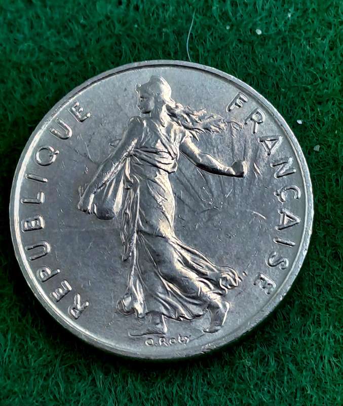 2000 France  ½ Franc signature "O. Roty"