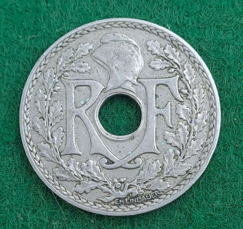 1920 France 25 Centimes