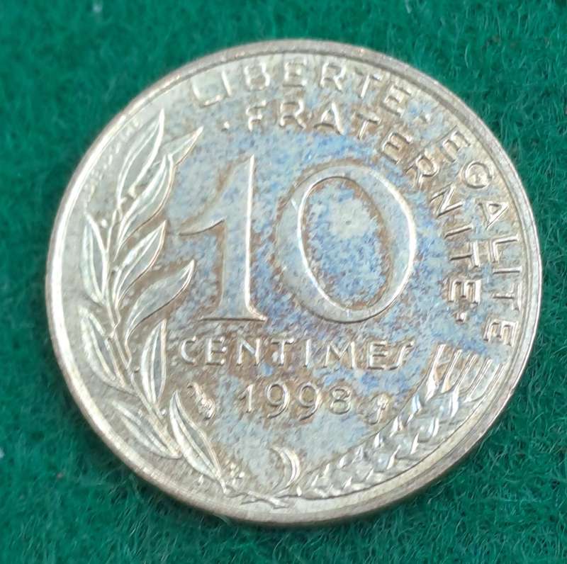 1998 France 10 Centimes