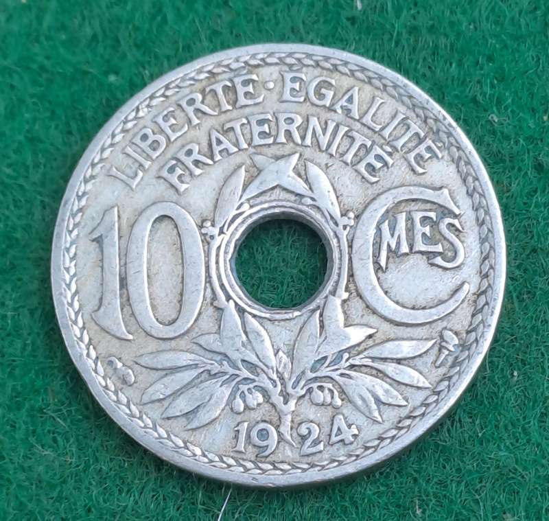 1924 France 10 Centimes