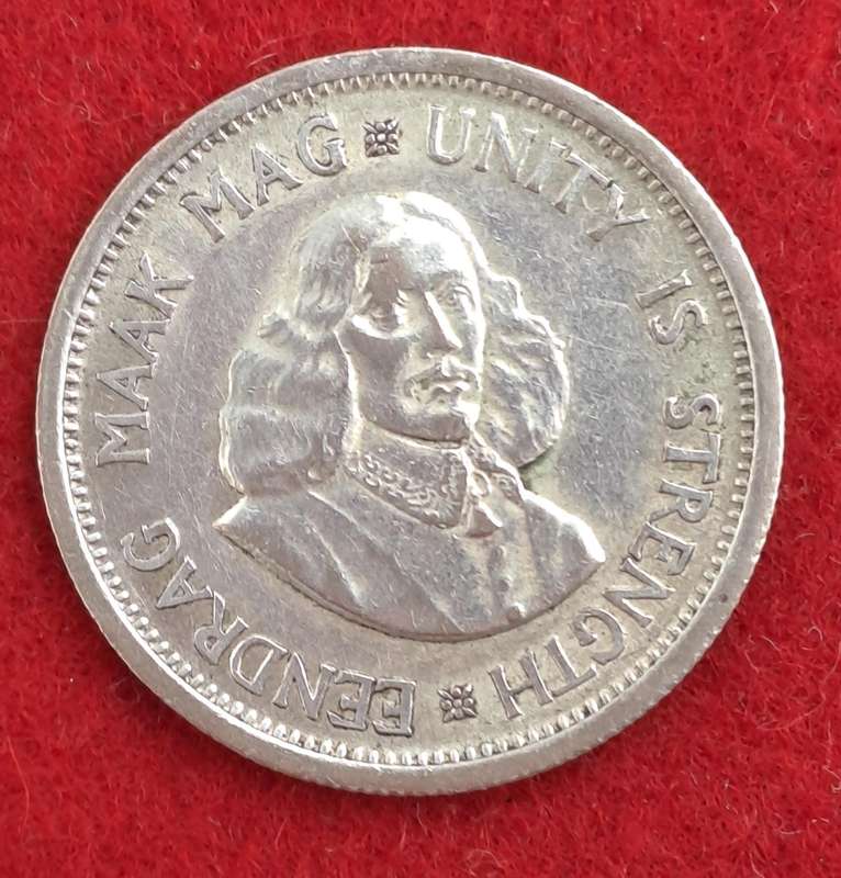 1964 South Africa  SILVER  10 Cent - 1st decimal series