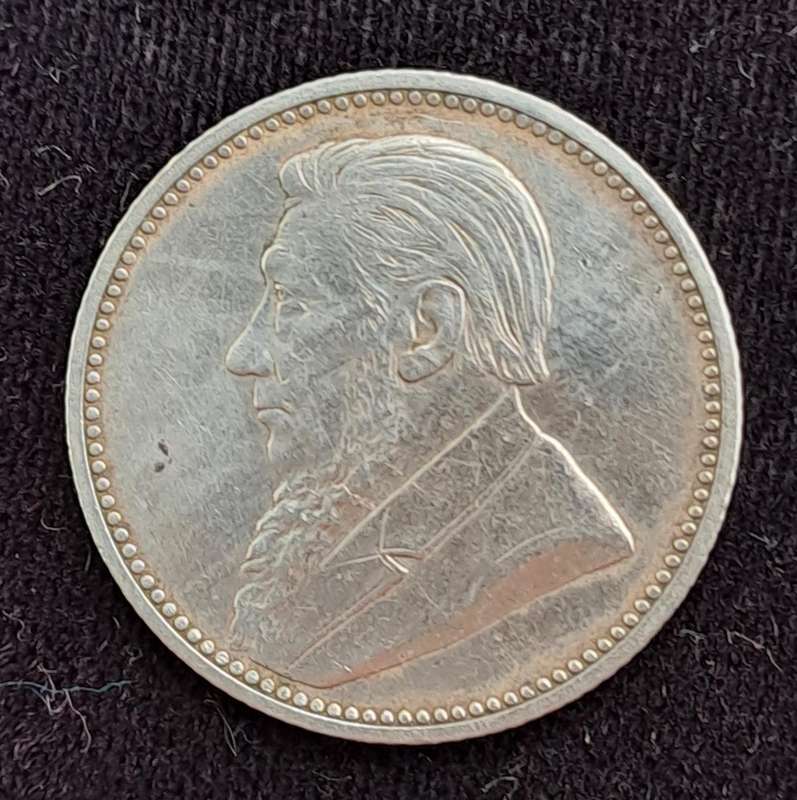 1896 Silver 6 Pence Z.A.R Zuid Afrikaanshe Republiek