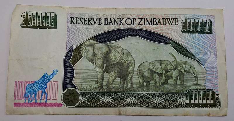 2003 Zimbabwe 1000 Dollars Bank Note -